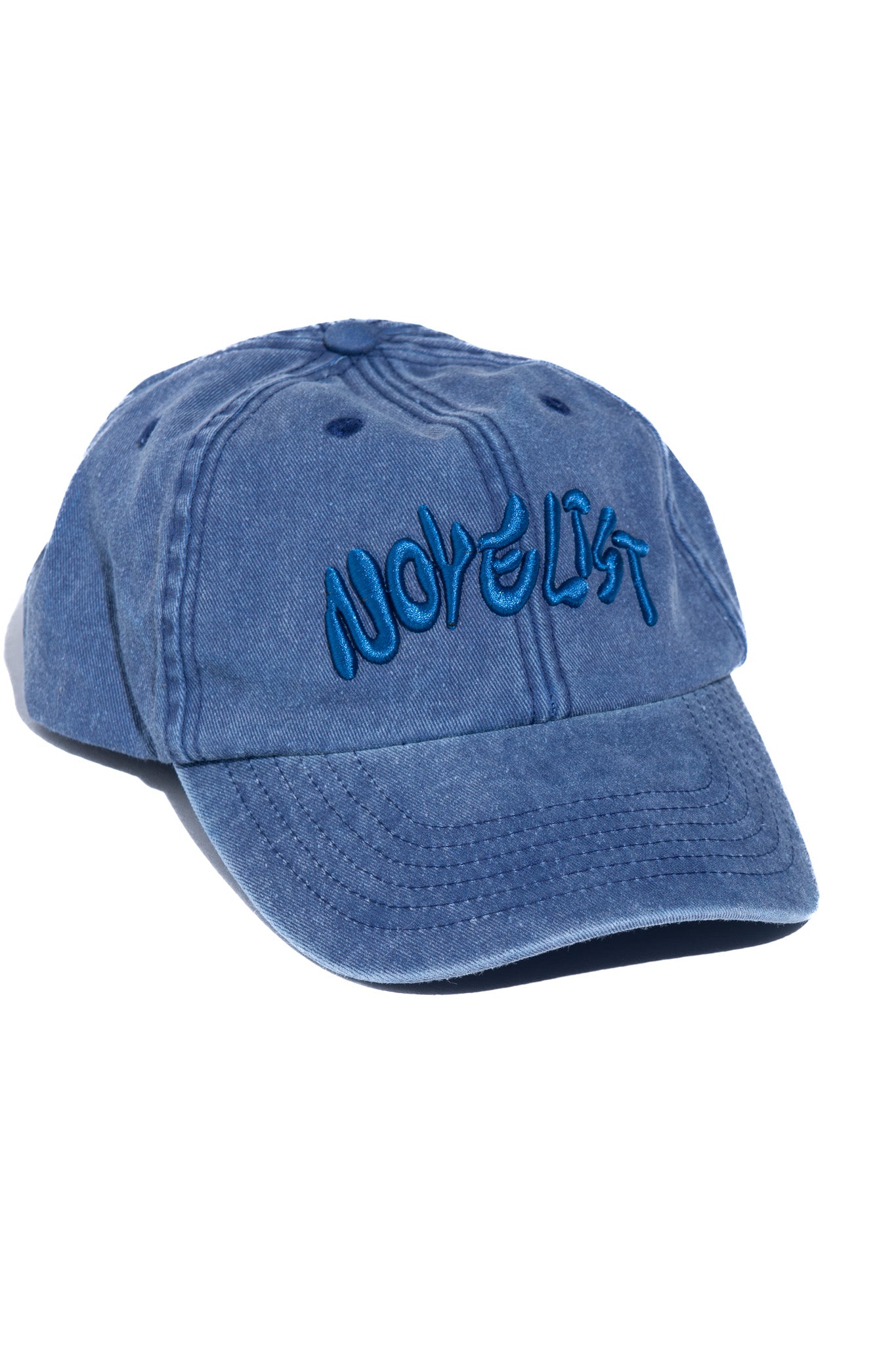 Designed by Novelist Studios to create a perfect baseball cap. Exclusive Novelist logo. Side Blue/Blue 4