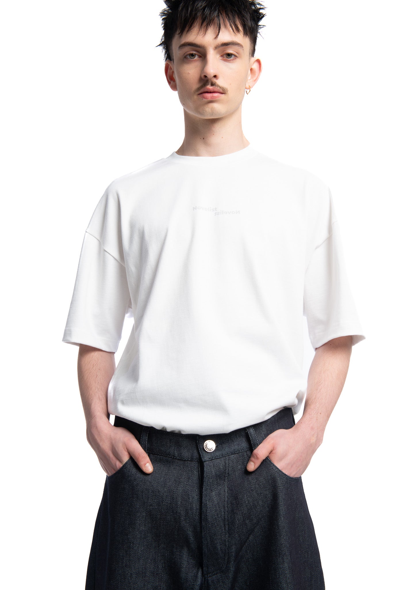 Designed by Novelist Studios to create a perfect baggy fit. - Original Novelist Studios fit - Brut Unwashed Denim - 24% Recycled Cotton, 24% OCS Virgin Cotton, 52% Virgin Cotton - Care : wash it separetly&nbsp; - Wash at 30° gentle cycle - Do not tumble dry - Iron at low temperature - (F) Professional cleaning with hydrocarbon solvents only - Do not bleach 2