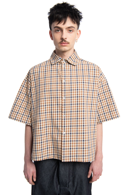 Designed by Novelist Studios to create a perfect bowling fit.  - Tartan  - 100% Cotton  - Wash at 30° gentle cycle | Tumble drying Low temperature | Iron at medium temperature | (F) Professional cleaning with hydrocarbon solvents only | Do not bleach 1